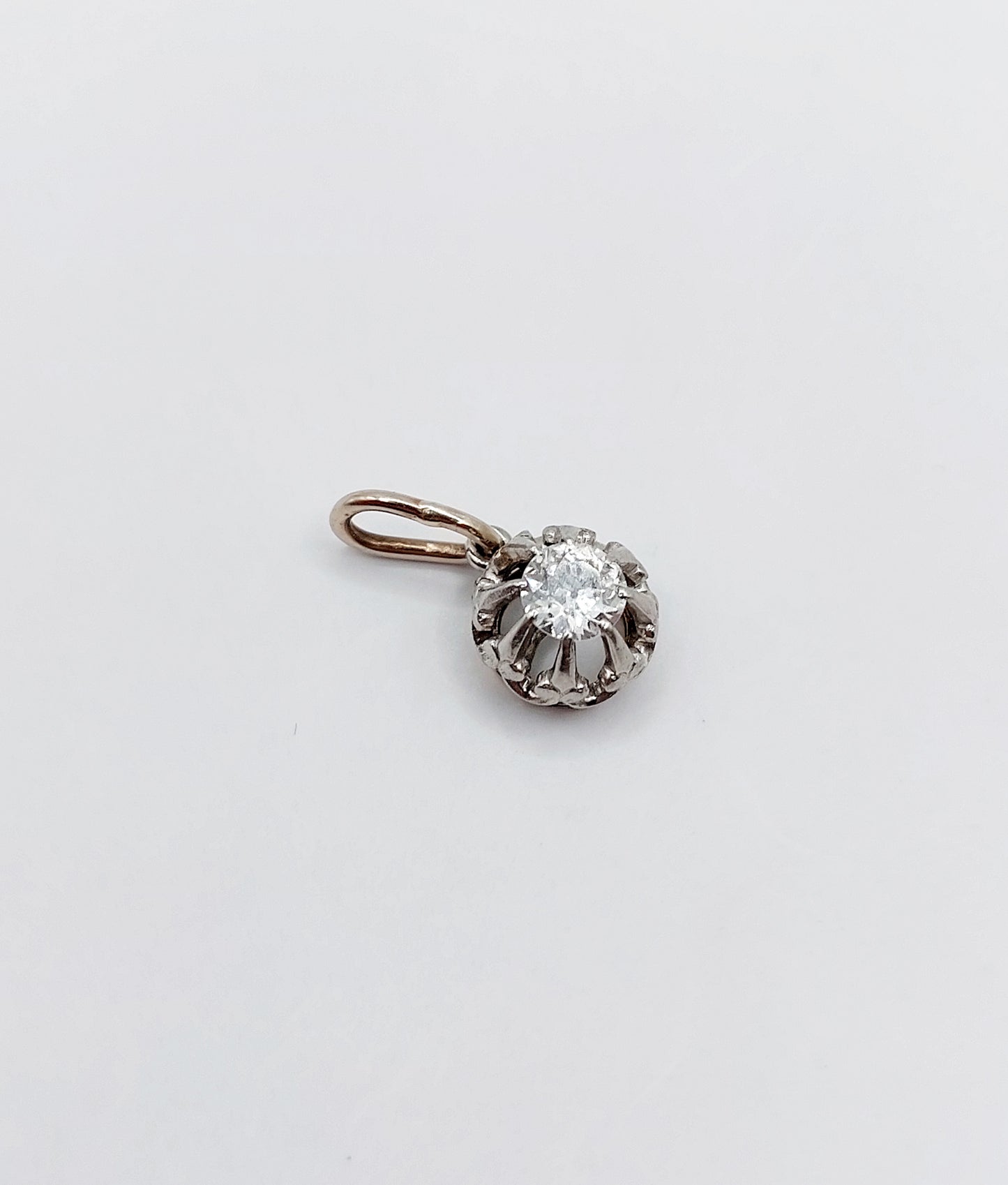 French Antique Diamond Pendant