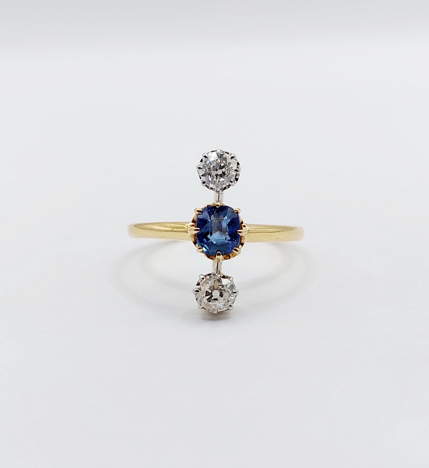 French Antique Diamond Duchess Ring