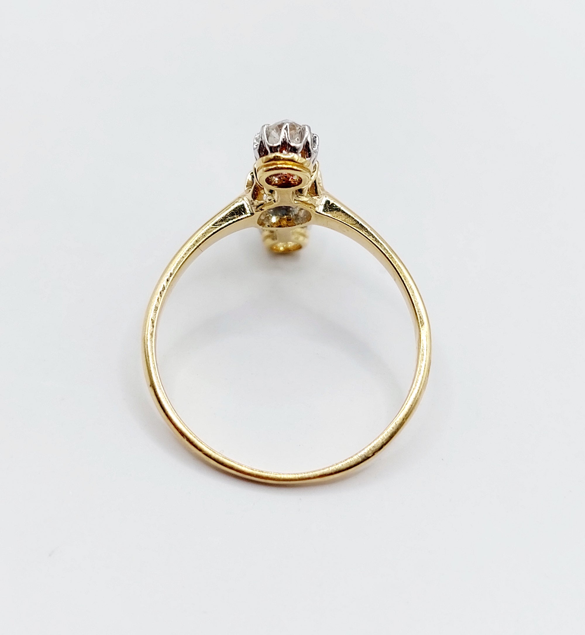 French Antique Diamond Duchess Ring