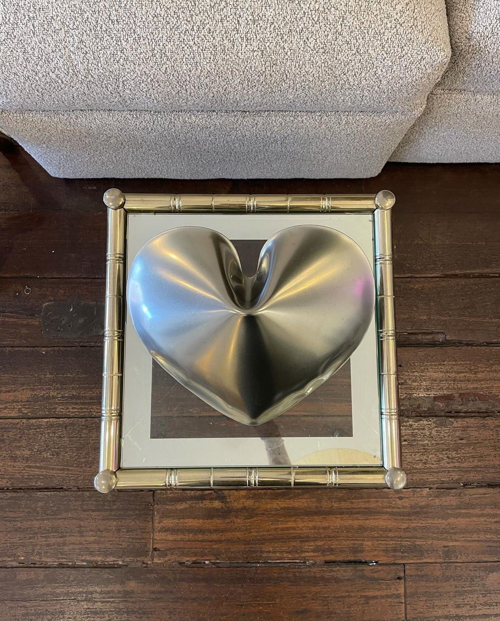 Puffy Heart steel sculpture by Duzi Objects