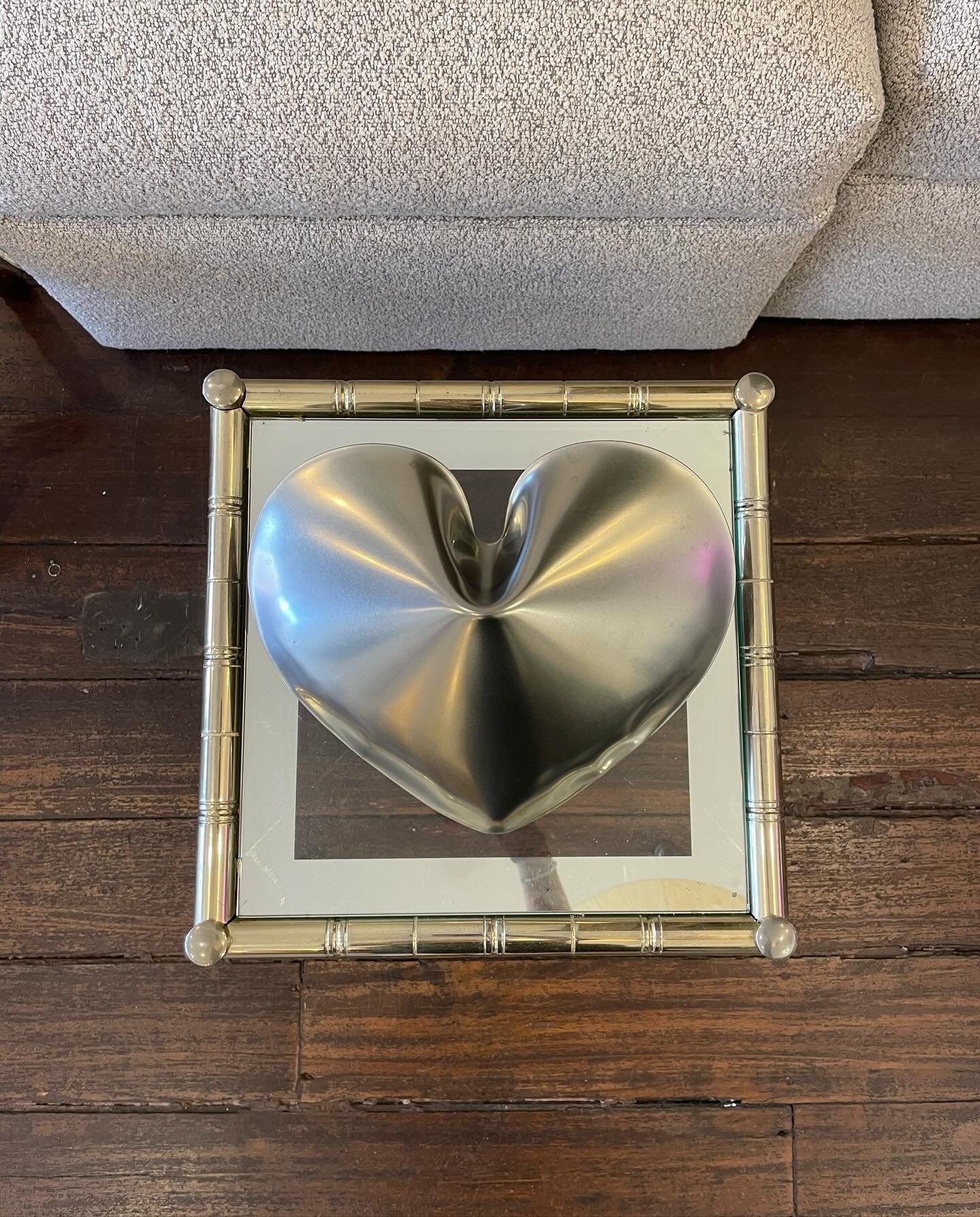 Puffy Heart steel sculpture by Duzi Objects