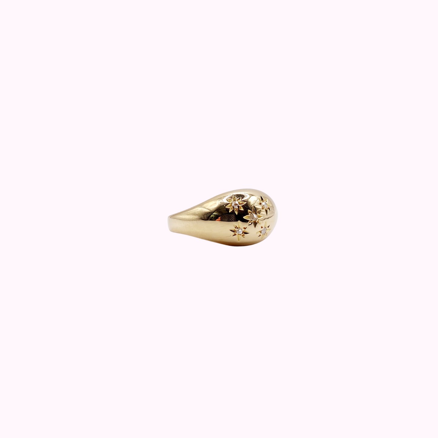 French Bombé Domed Ring