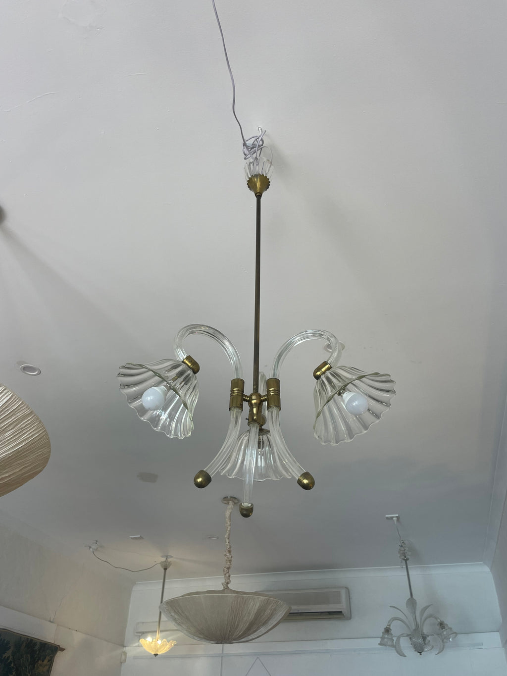 1940s Barovier & Toso Murano Chandelier
