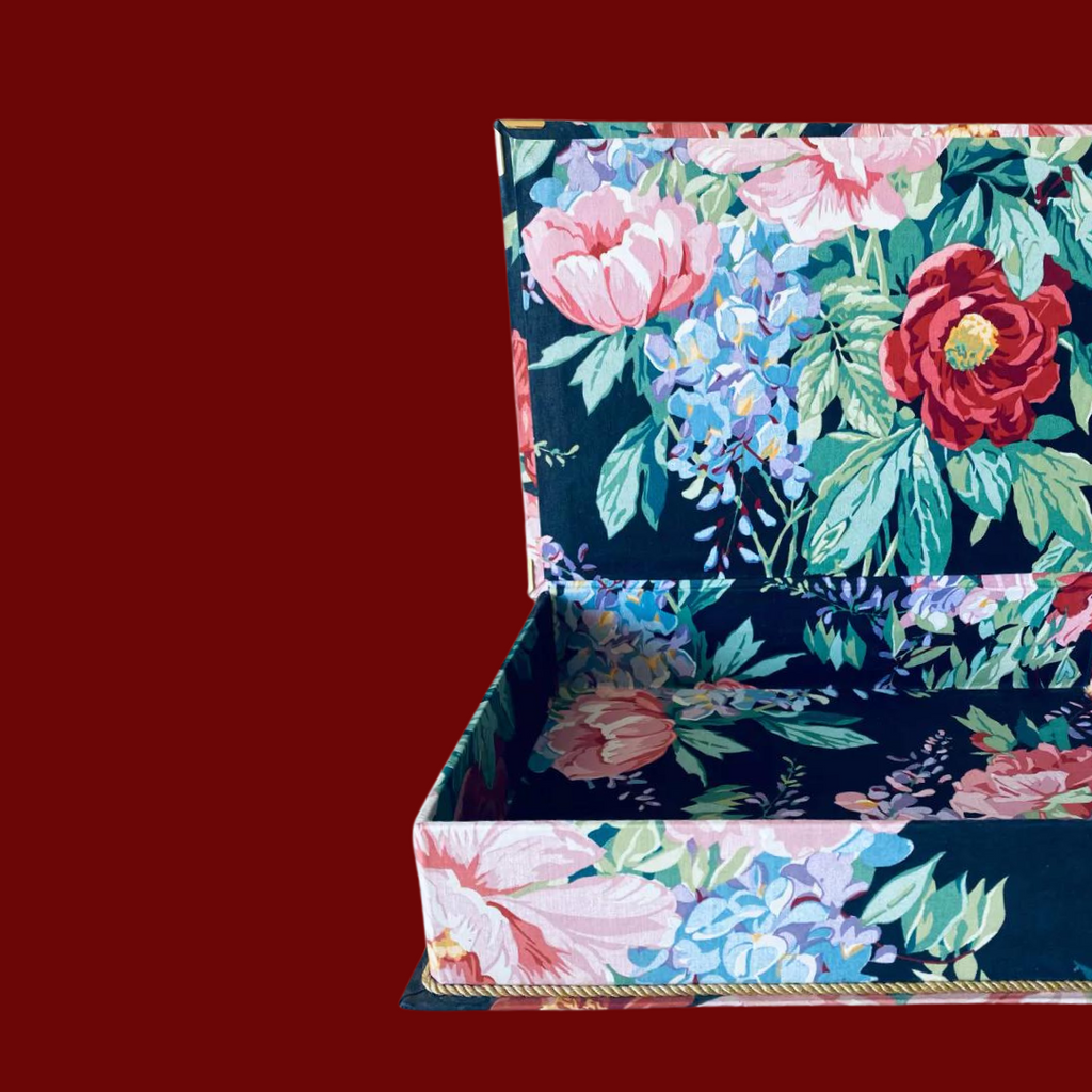3/4 French Vintage 1960s Trinket Box