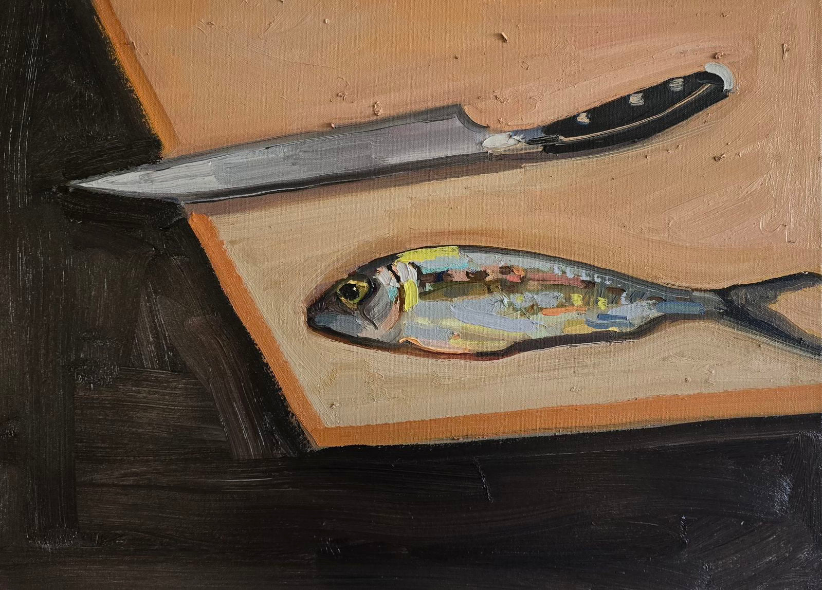 'Herring and Knife' by Ella Holme