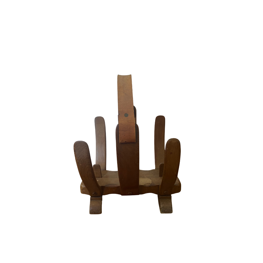 1950s French Magazine Rack by Guillerme and Chambron