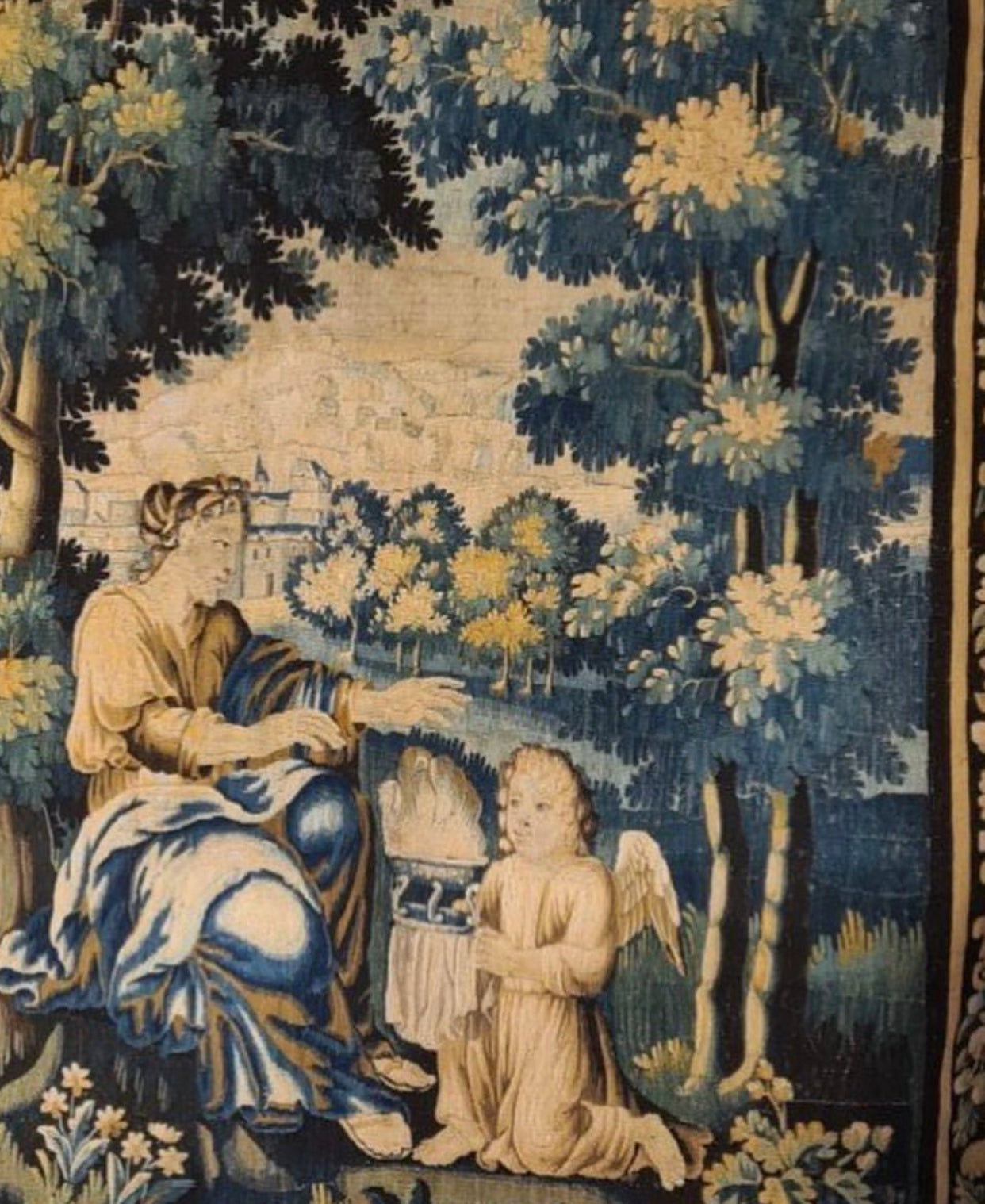 17th C Aubusson French Tapestry