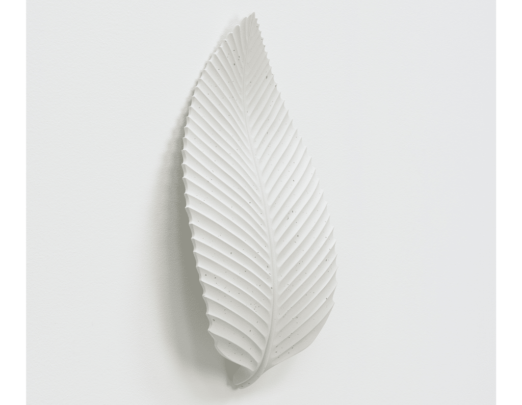 French Plaster Leaf Sconce