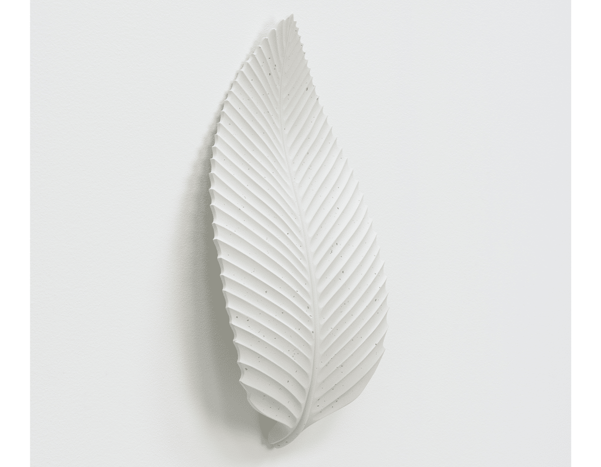French Plaster Leaf Sconce