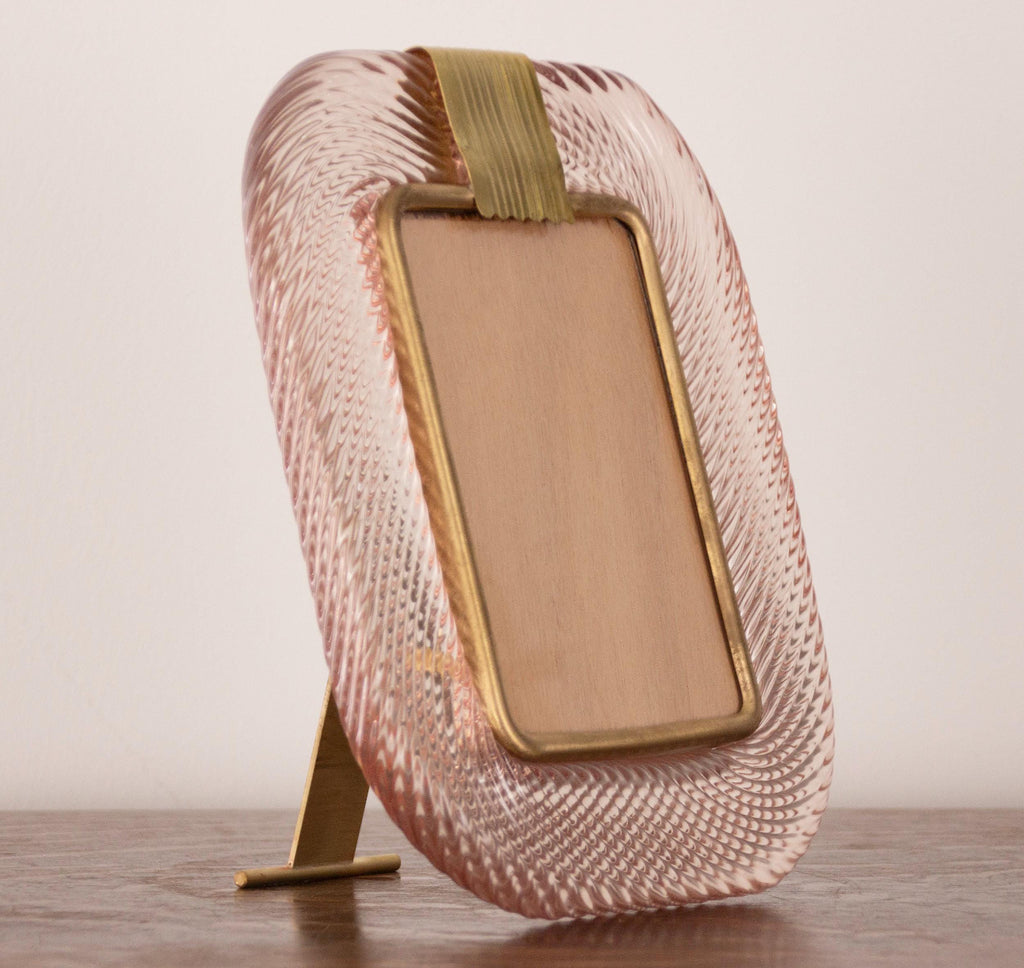 Collectable Venetian Murano glass photo frame