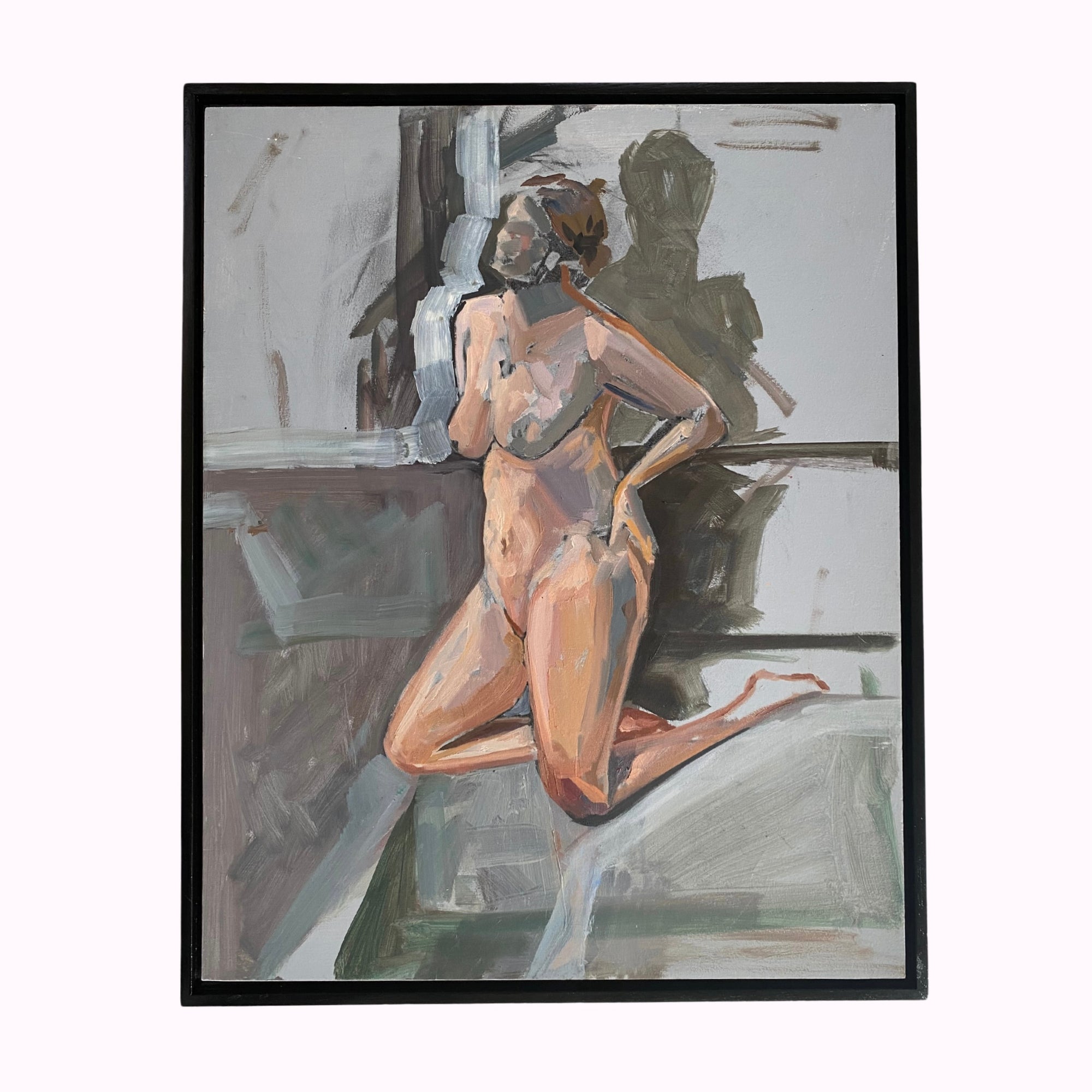 "Woman kneeling in Sunlight" by Melissa Clements