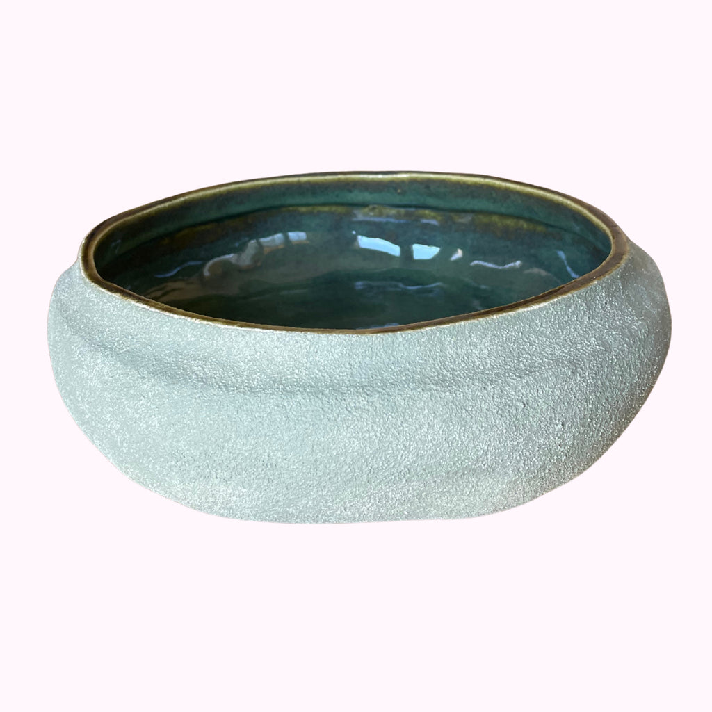 Dark Green Bowl by Elvira McKenzie