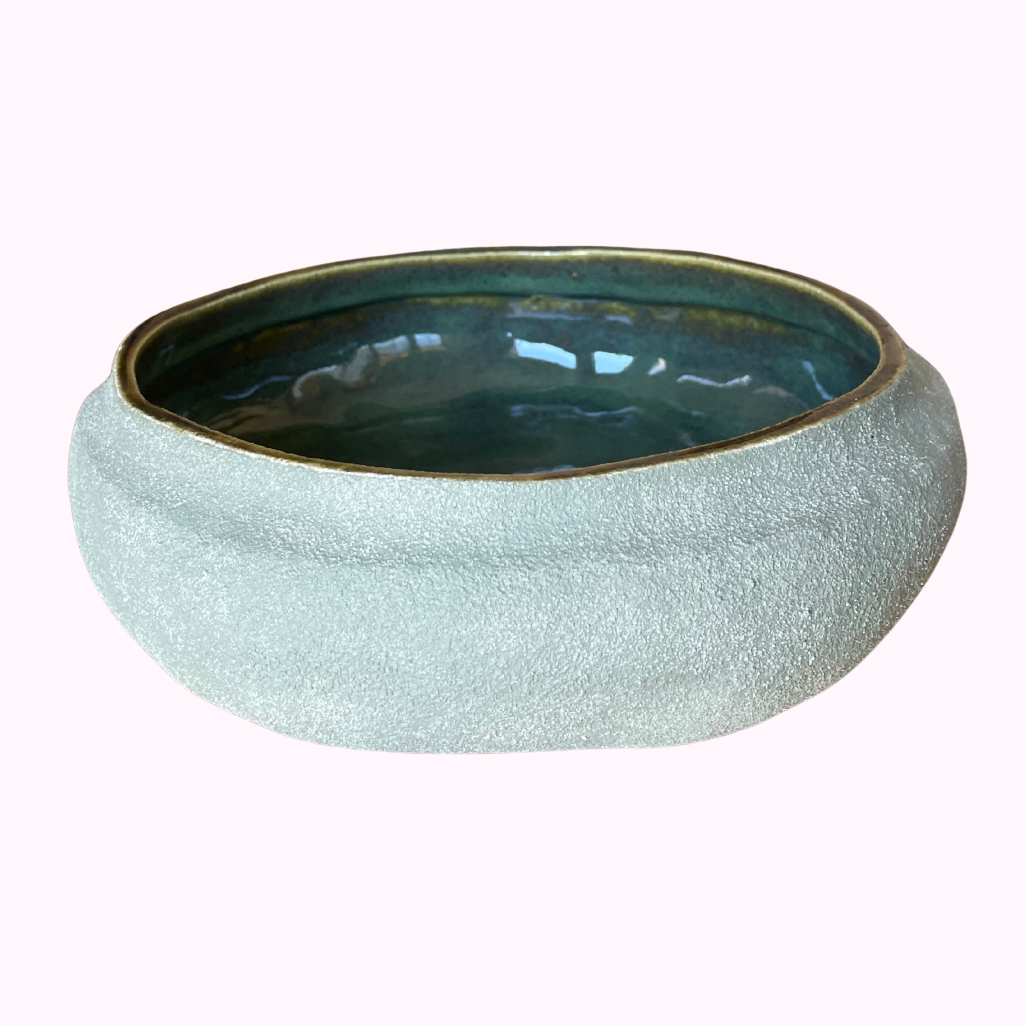 Dark Green Bowl by Elvira McKenzie