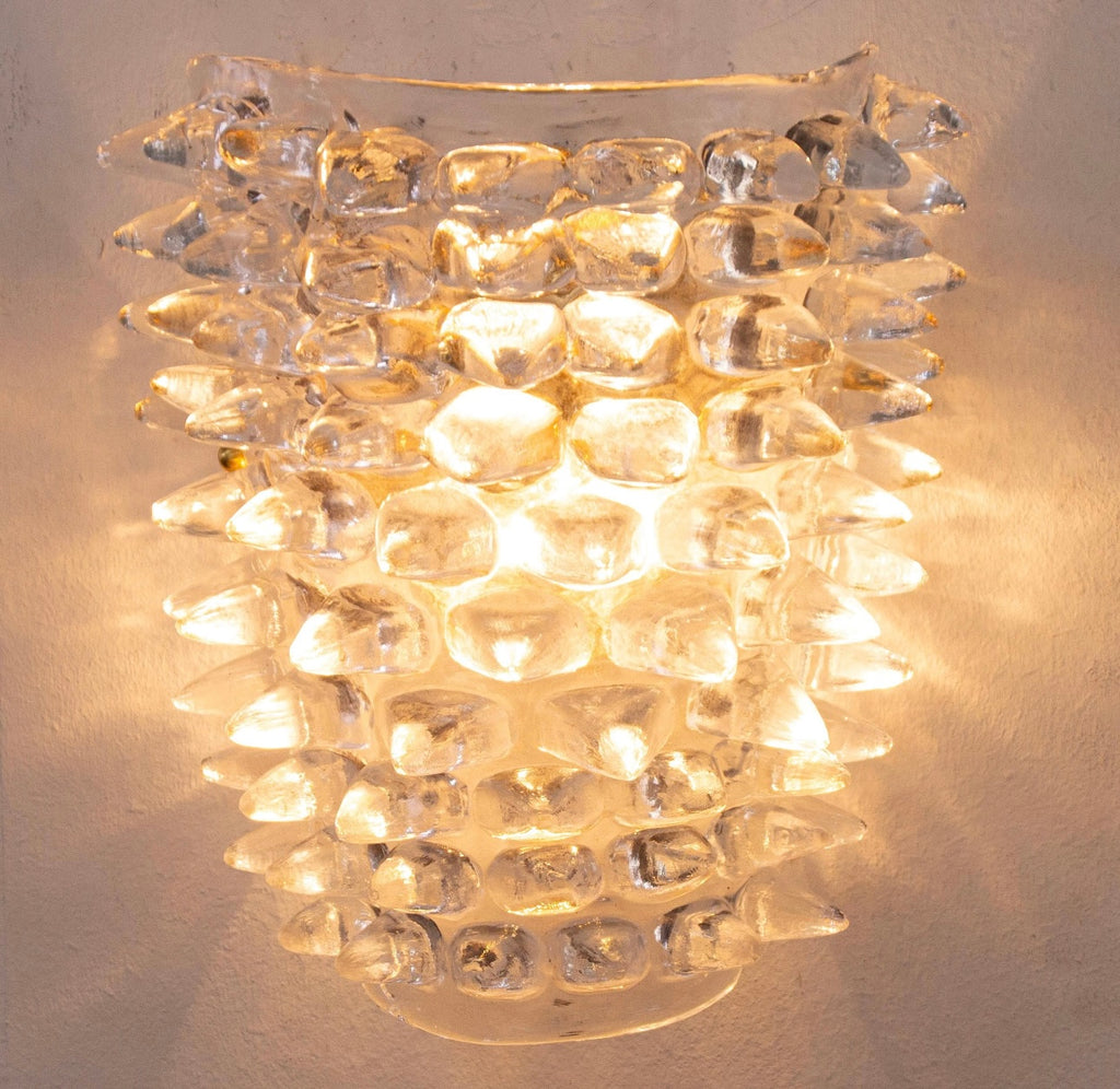 Spikey Murano Sconce
