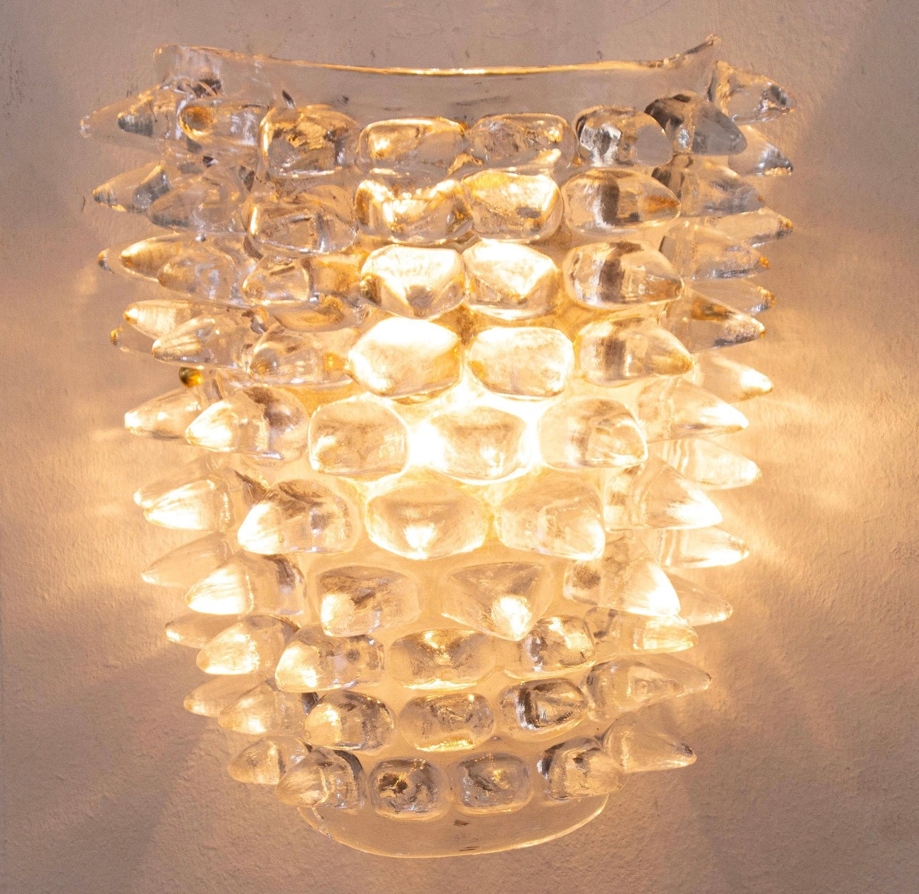 Spikey Murano Sconce