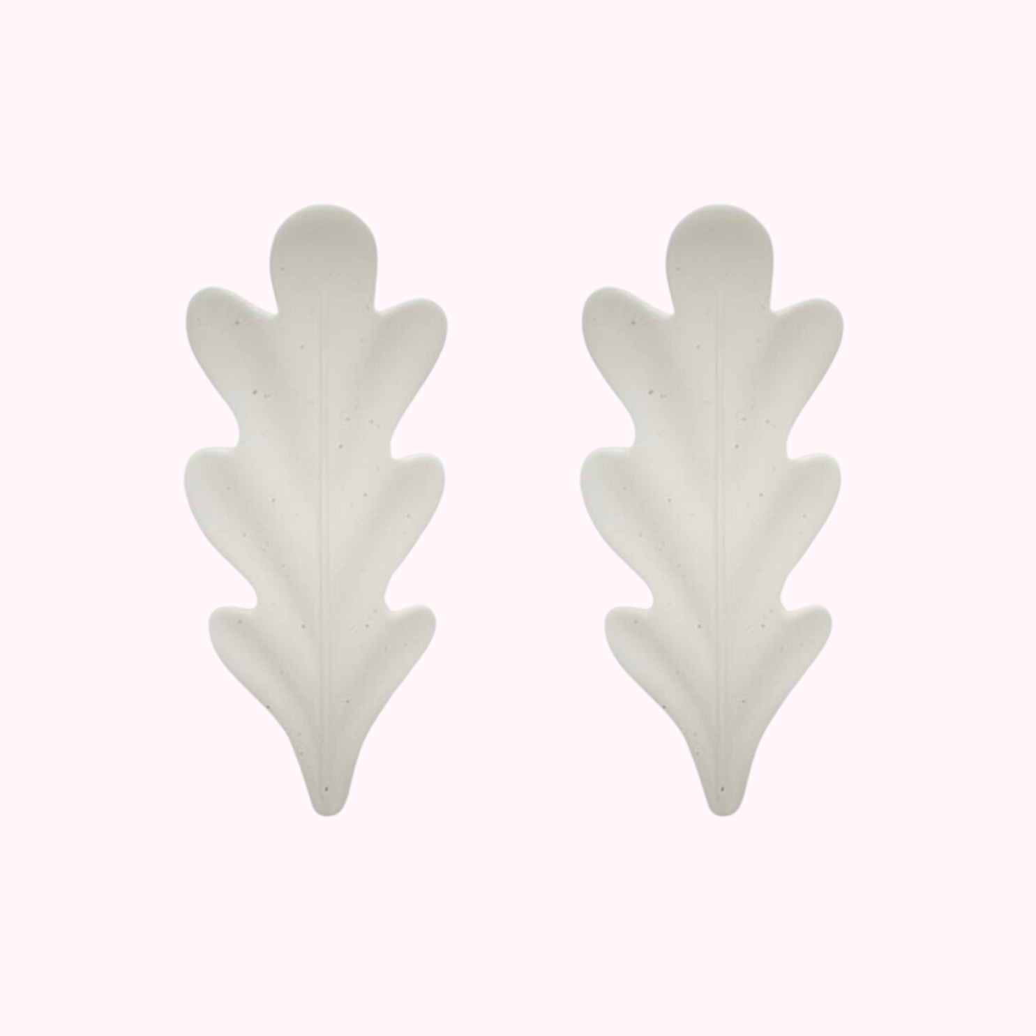 French Plaster Wall Sconce Tall Oak Leaf