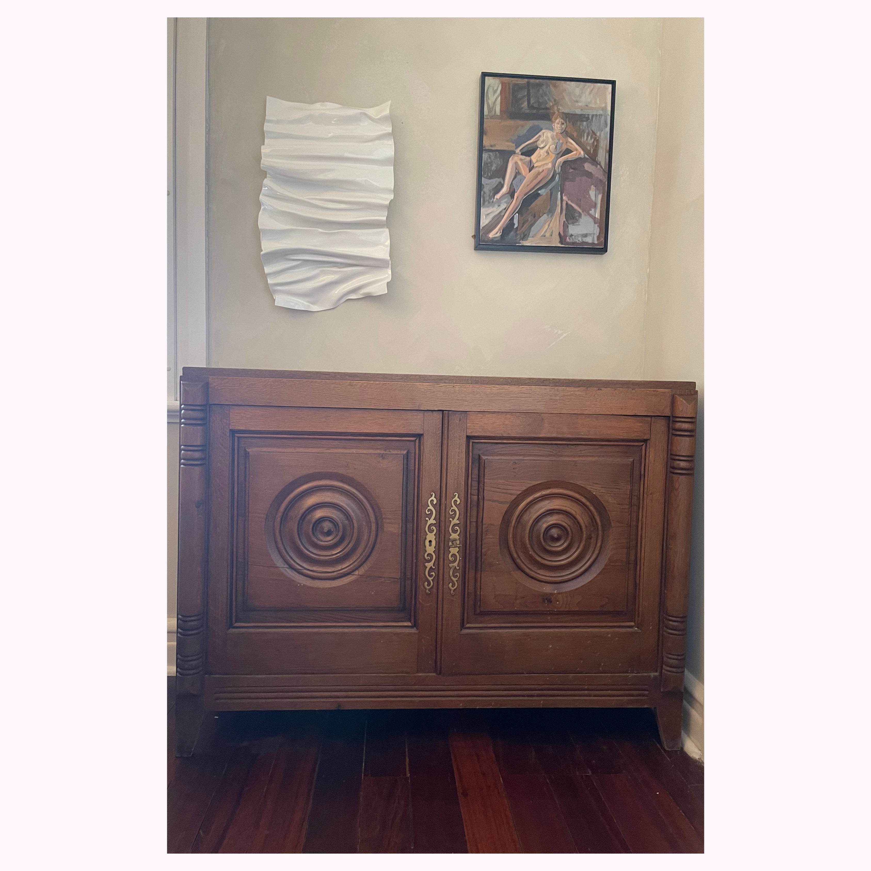 Charles Dudouyt 1930s Art Deco Cabinet
