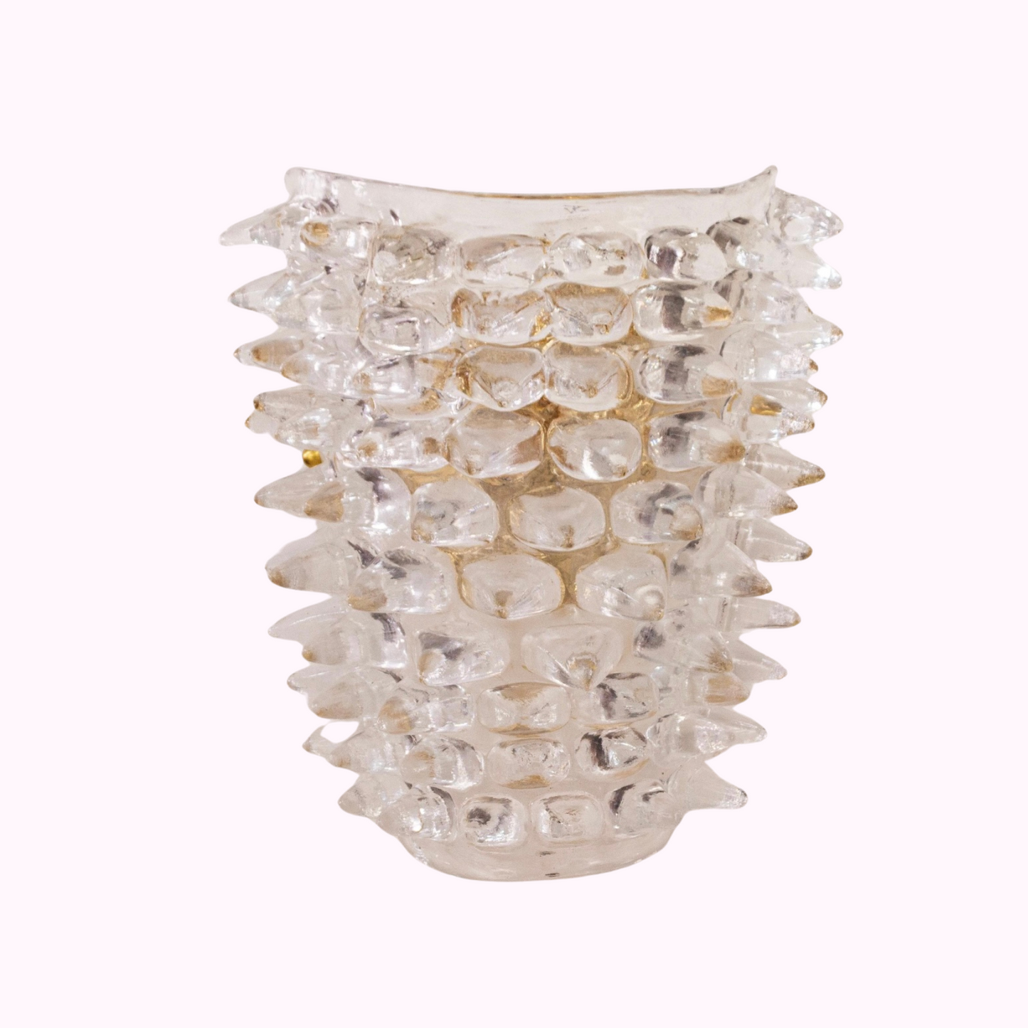 Spikey Murano Sconce