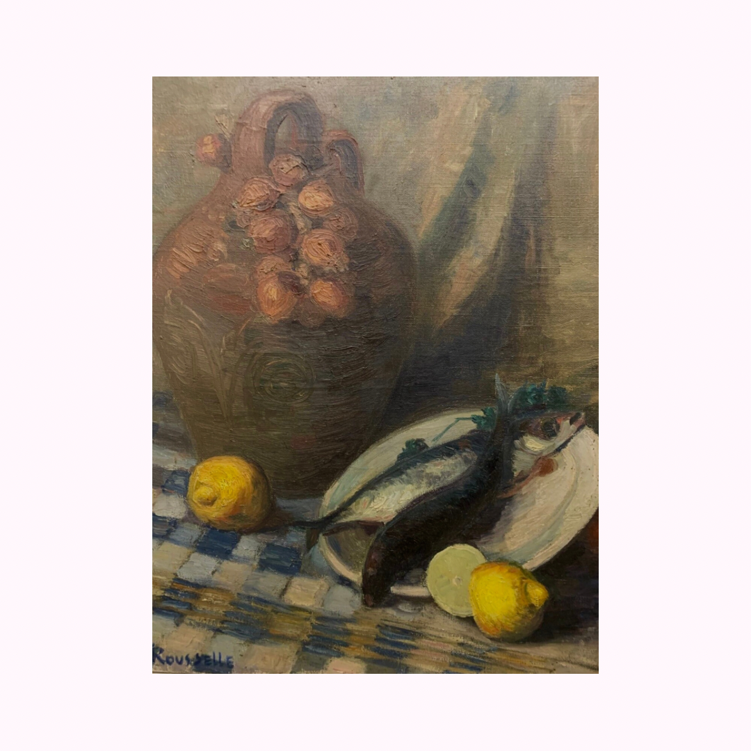 19th C signed French Still life