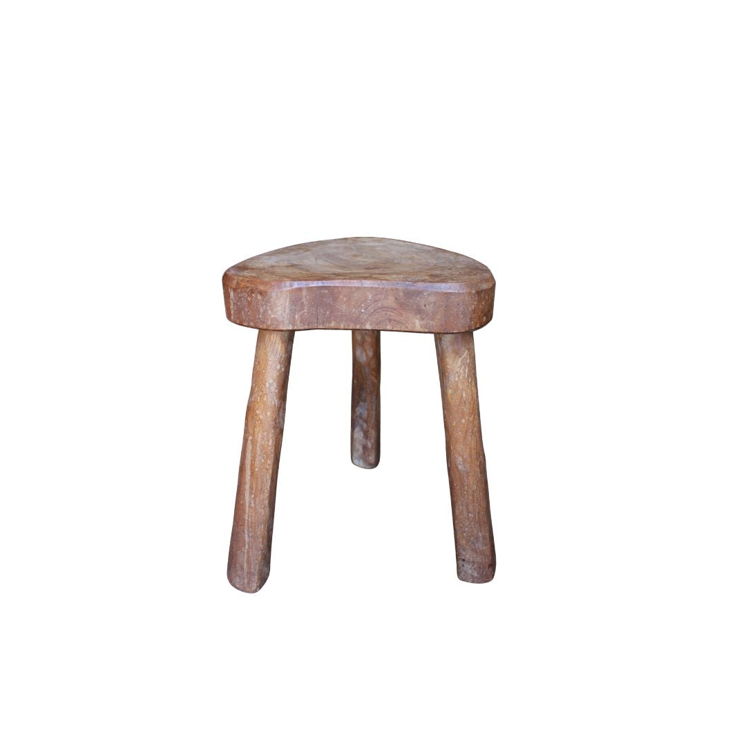Brutalist Stool France early 20th Century