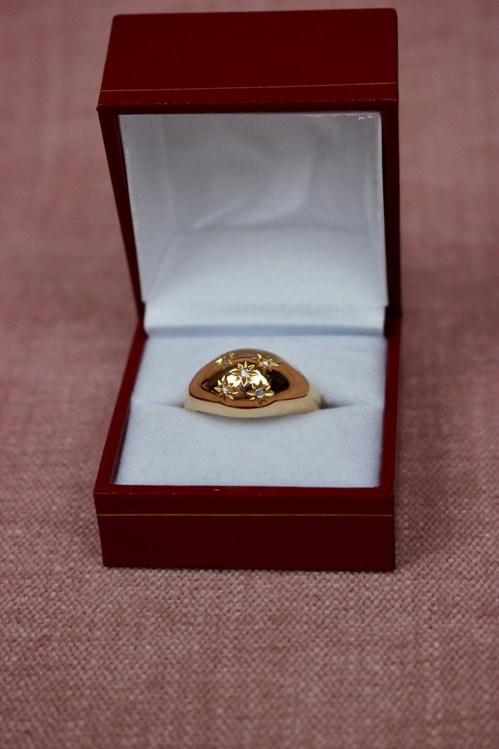French Bombé Domed Ring