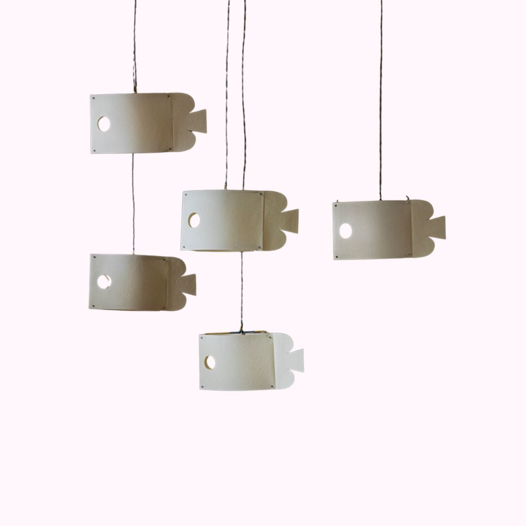 The “Pececito” Lamps (set of five) by Jorge Kilzi