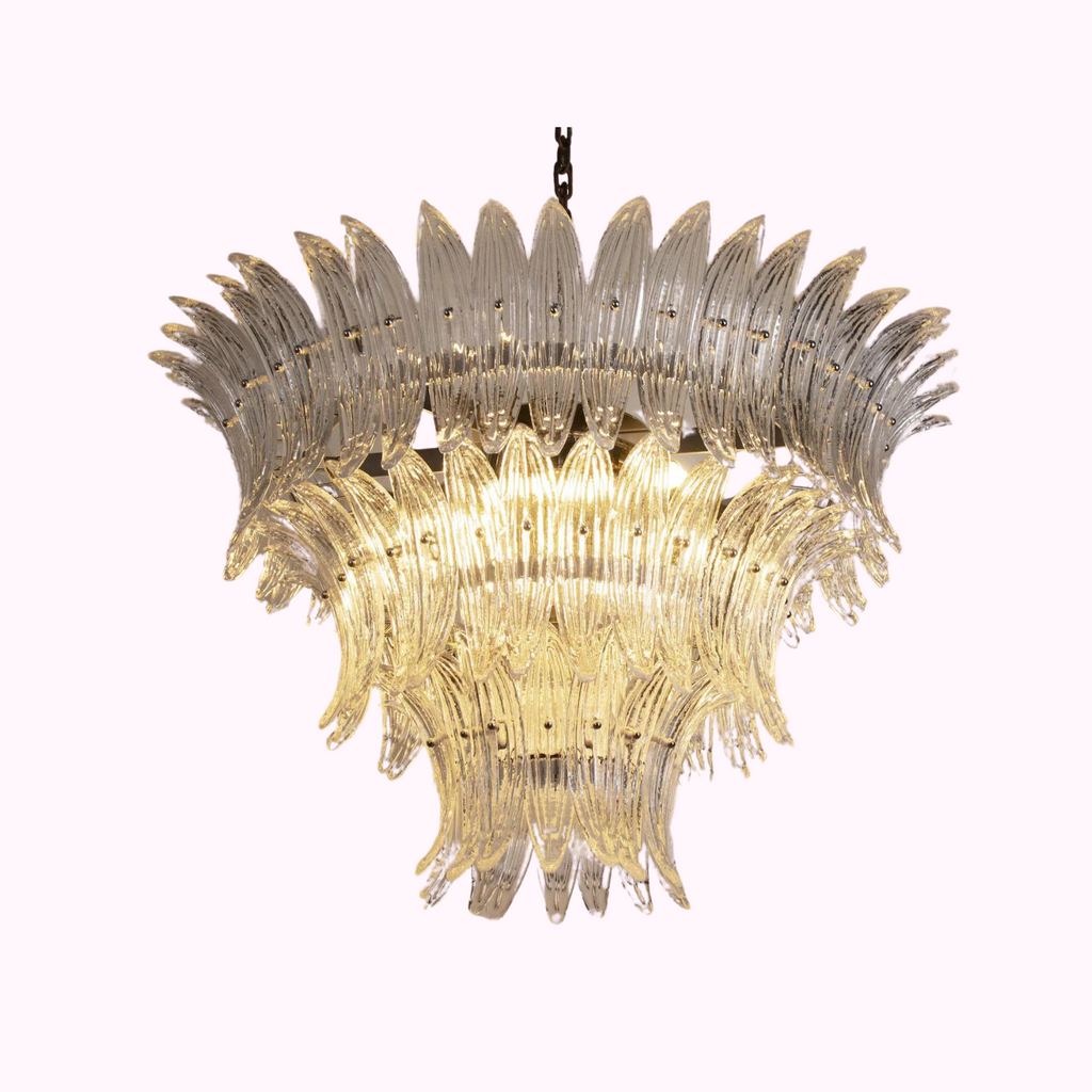 Murano Leaf Chandelier POA