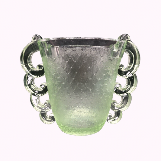 1930s Daum Crystal Vase