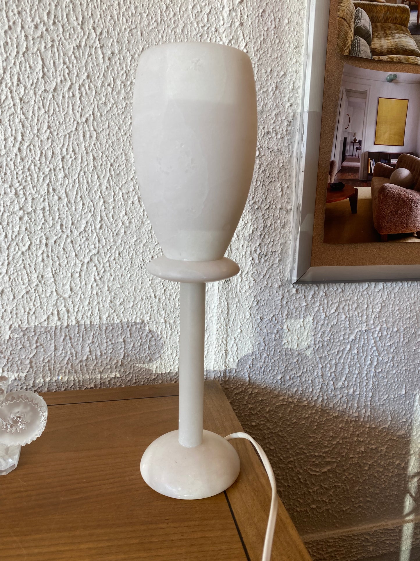 French Alabaster Lamp 1960