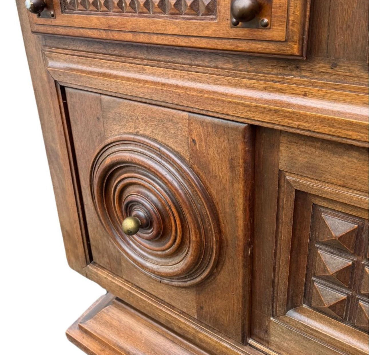 French Charles Dudouyt 1940s Oak Sideboard