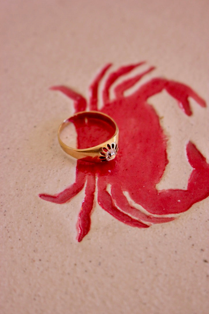 Antique Solitaire Diamond Ring