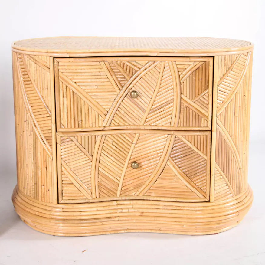 Pair of French Rattan Draws