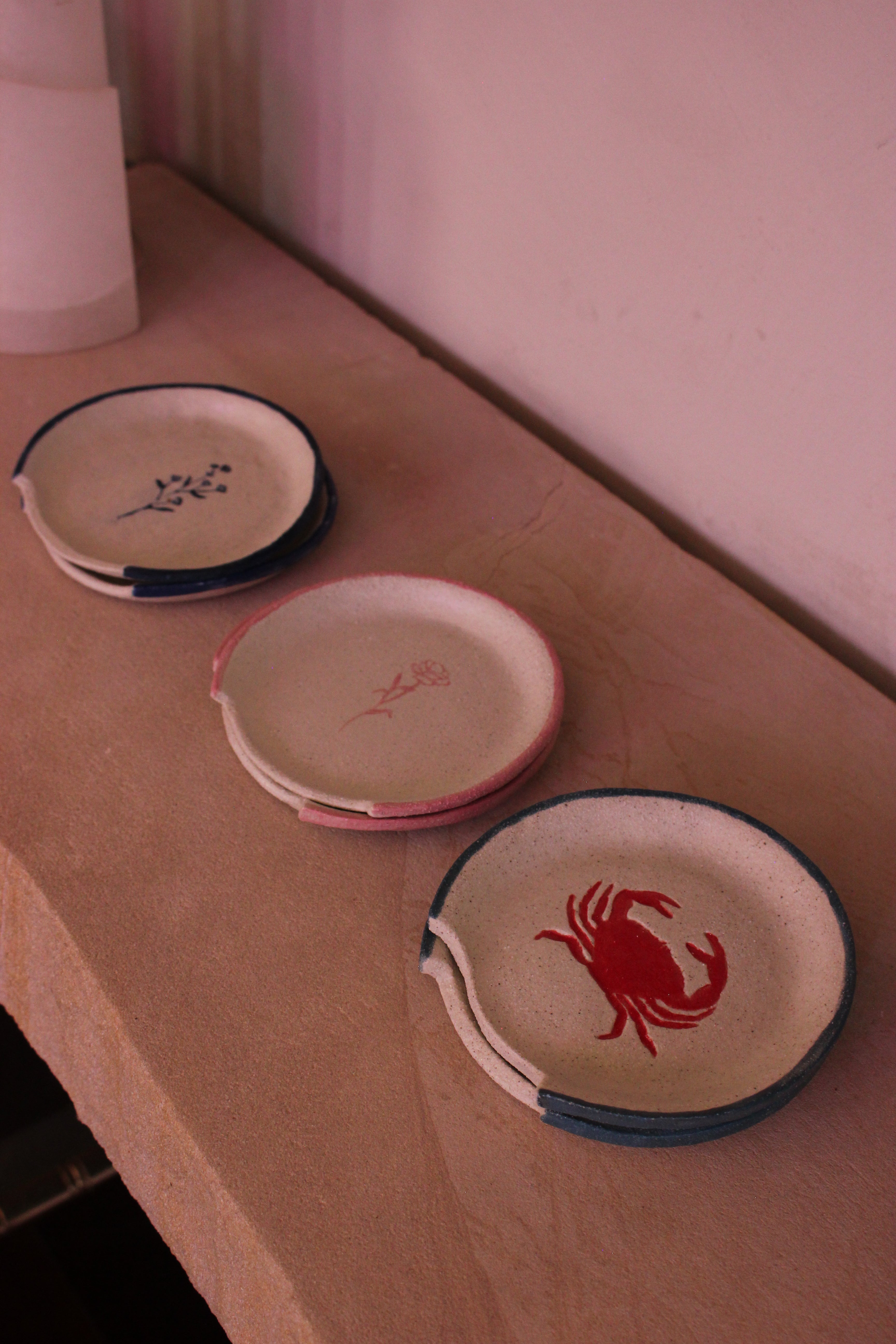 Hand-painted Spoon Holders by Jasmine Raisbeck
