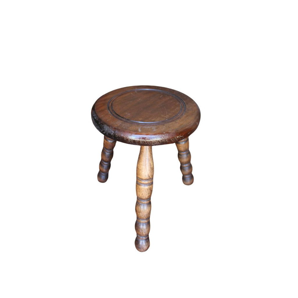 Brutalist Stool France early 20th Century