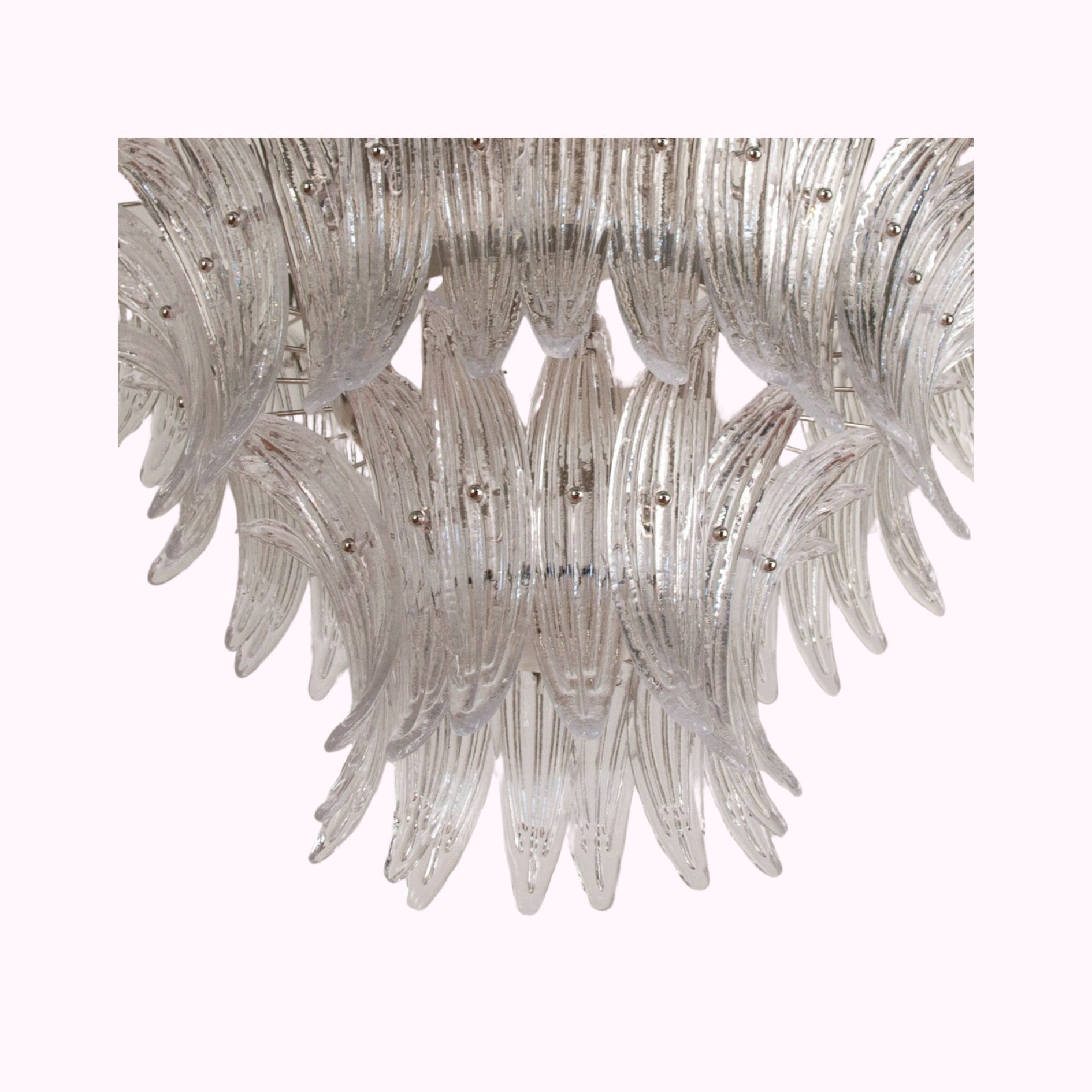 Murano Leaf Chandelier POA