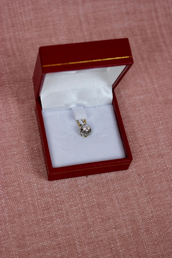 French Antique Diamond Pendant