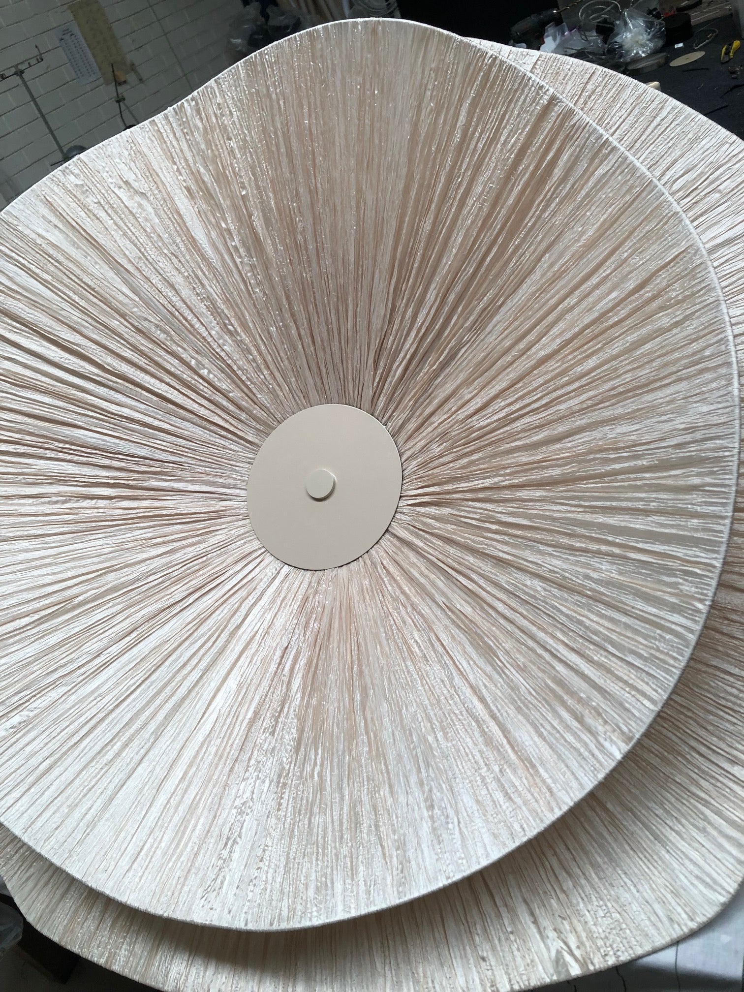 Pleated Layered Pendant - POA