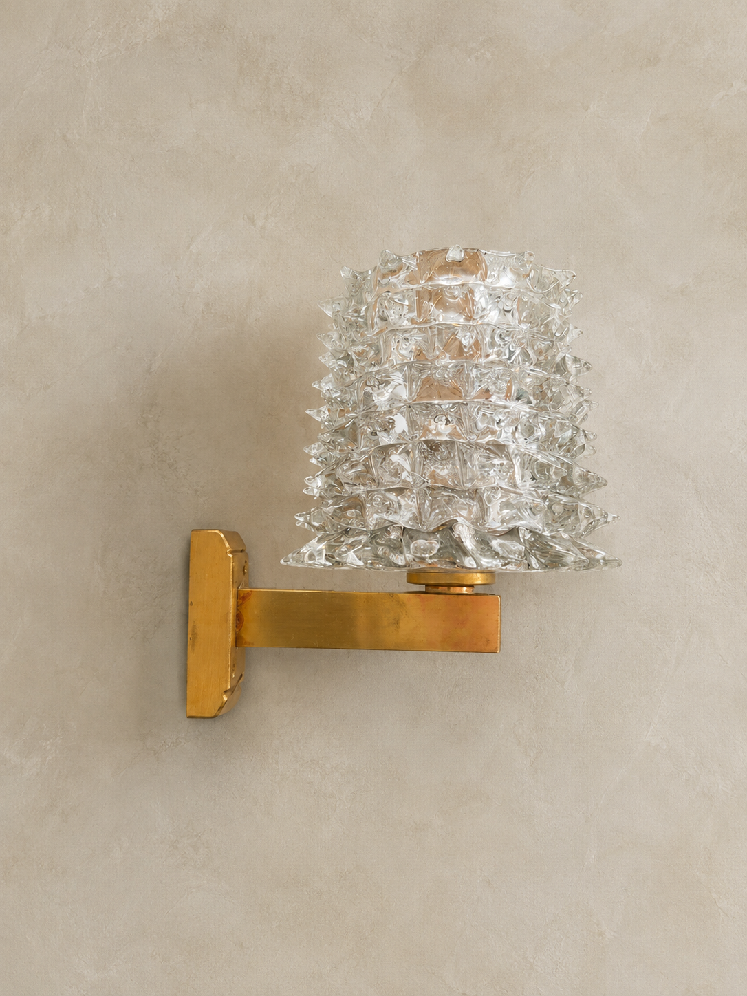 Barovier and Toso Murano Sconce 1940s
