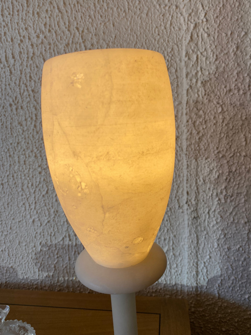 French Alabaster Lamp 1960