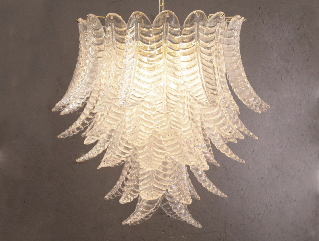 80cm Leaf Murano Chandelier POA