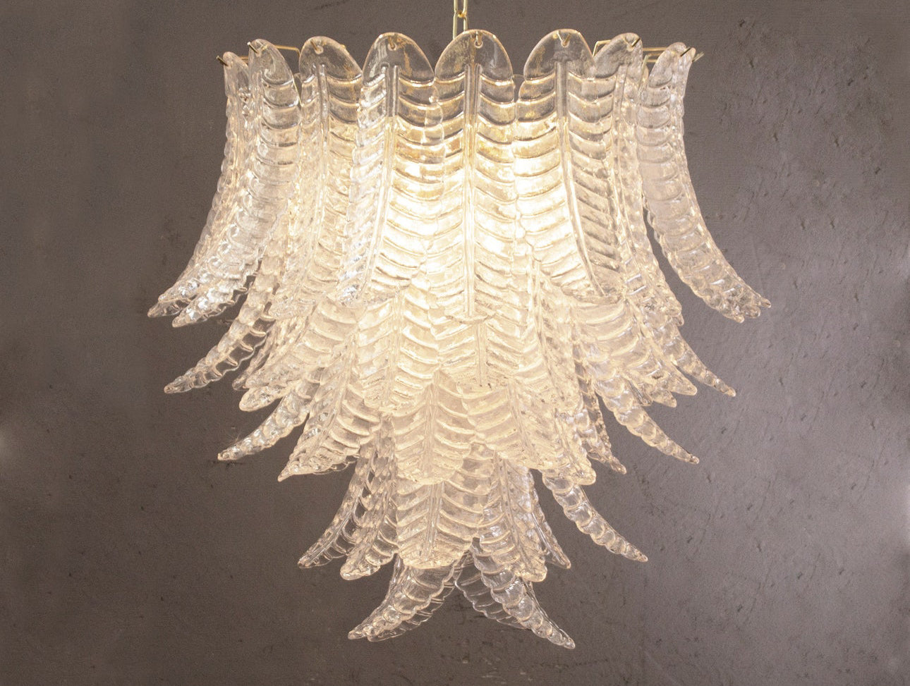 80cm Leaf Murano Chandelier