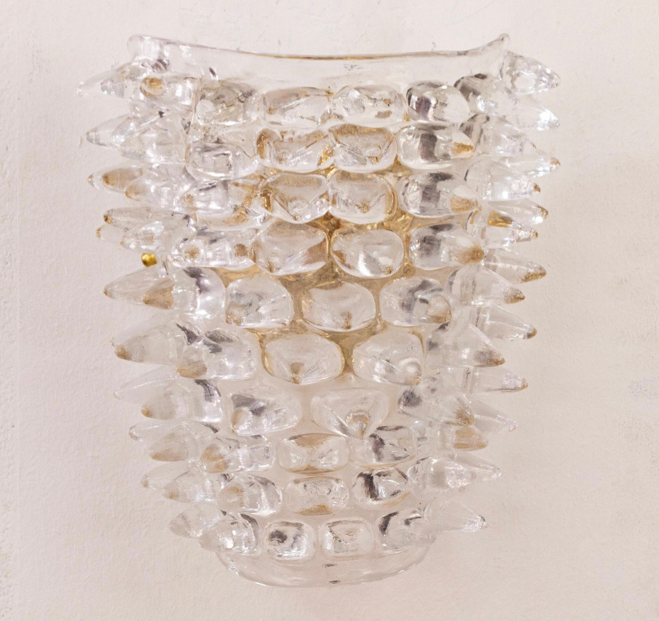 Spikey Murano Sconce