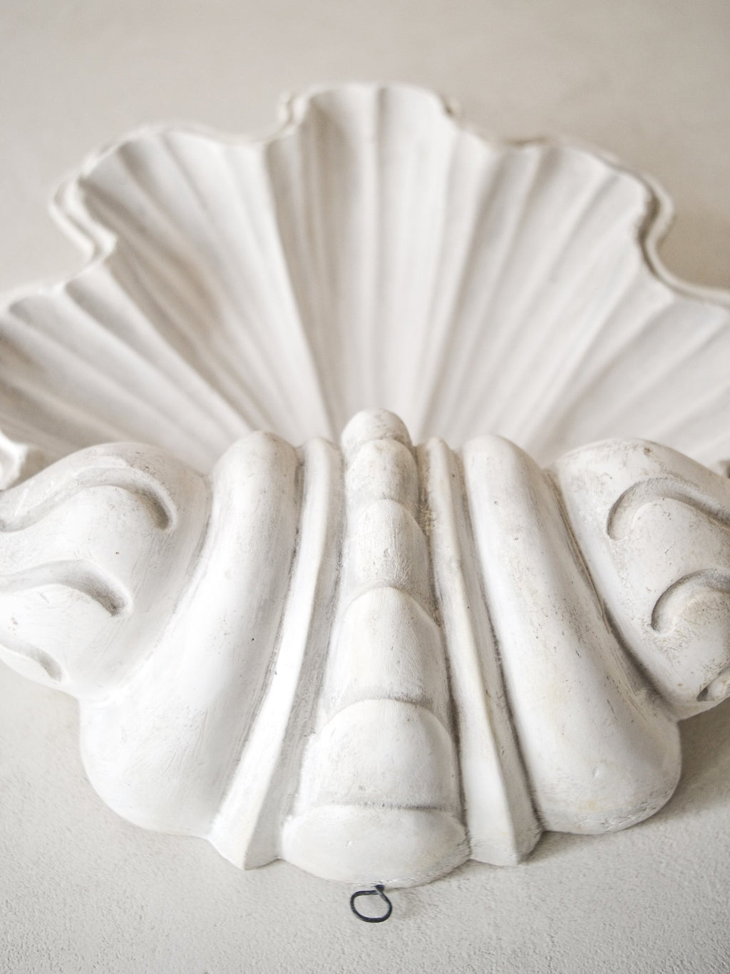Art Deco 1930s French Plaster Shell Sconces