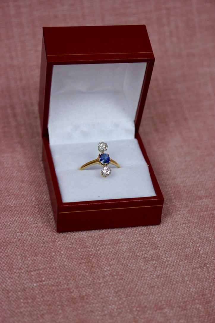 French Antique Diamond Duchess Ring