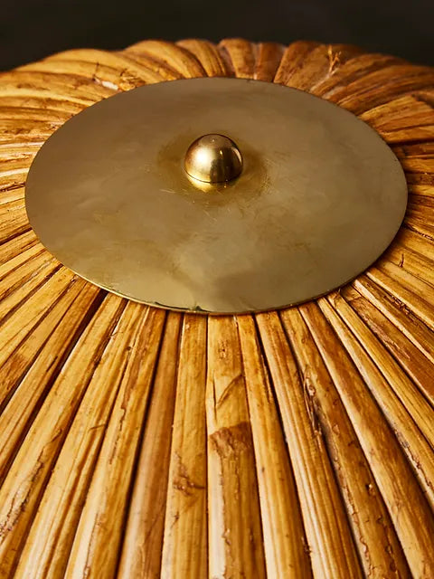 Trumpet Shaped Brass Table Lamps