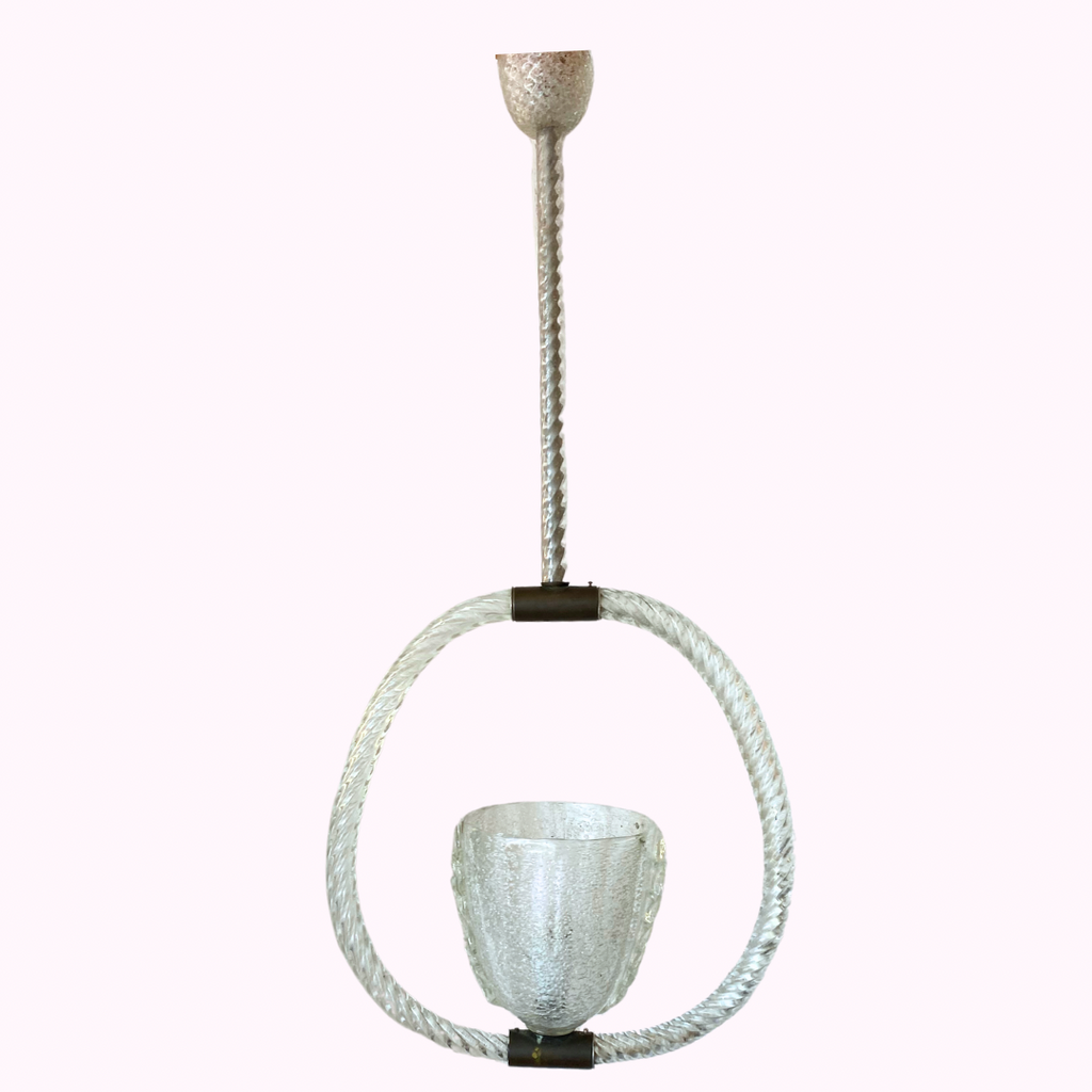 1940s Barovier & Toso Murano pendant
