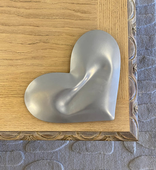 Puffy Heart Steel Sculpture by Duzi Objects