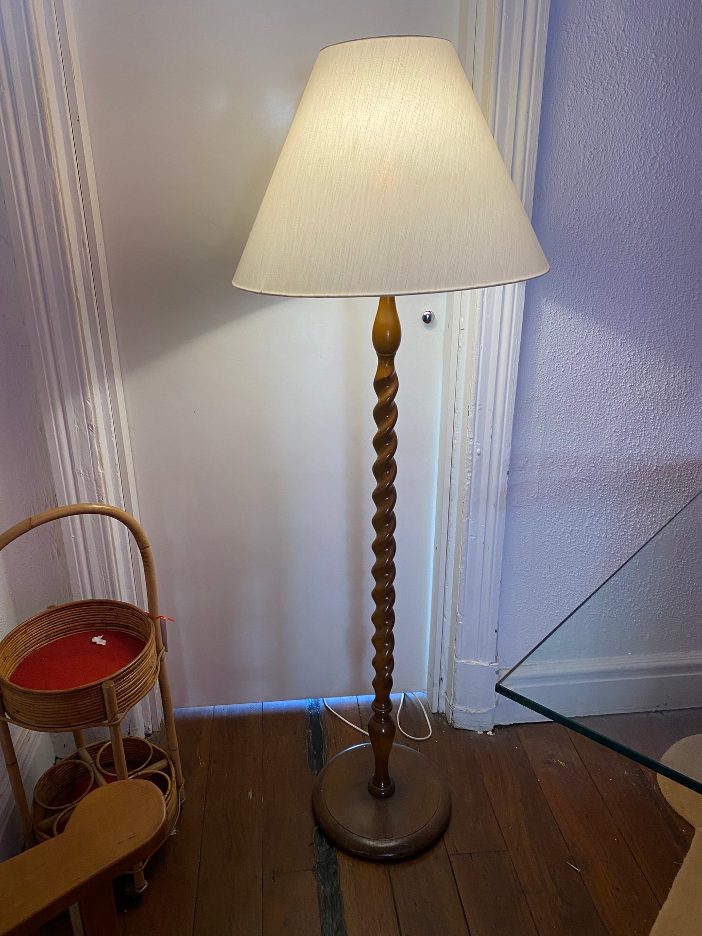 Antique Twist floor lamp