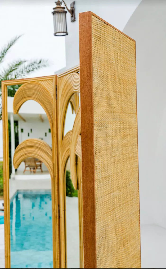 French Palm Tree Floor Length Mirror