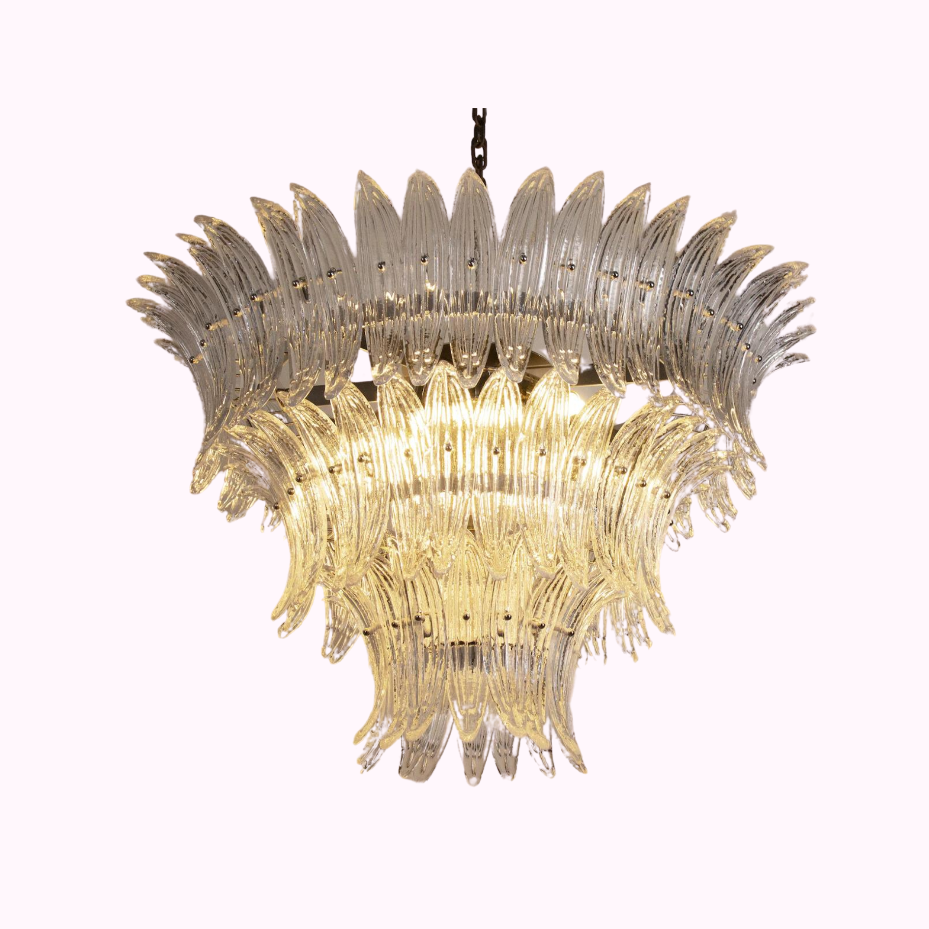 Murano Leaf Chandelier POA
